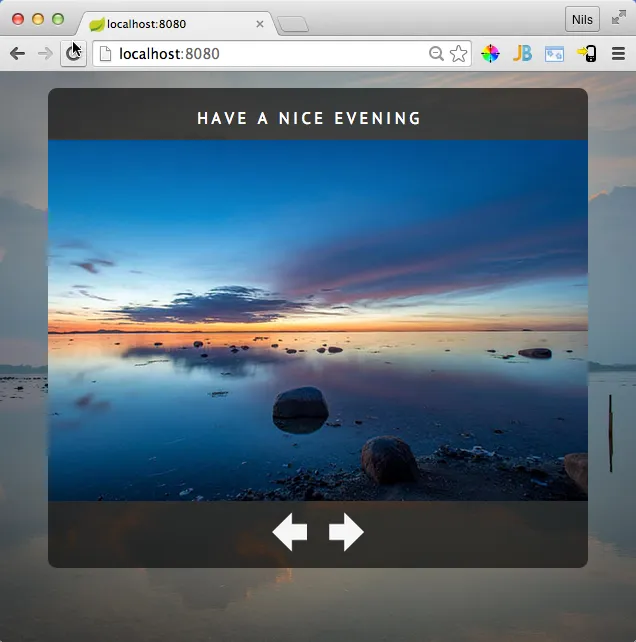 Die Beispiel Anwendung