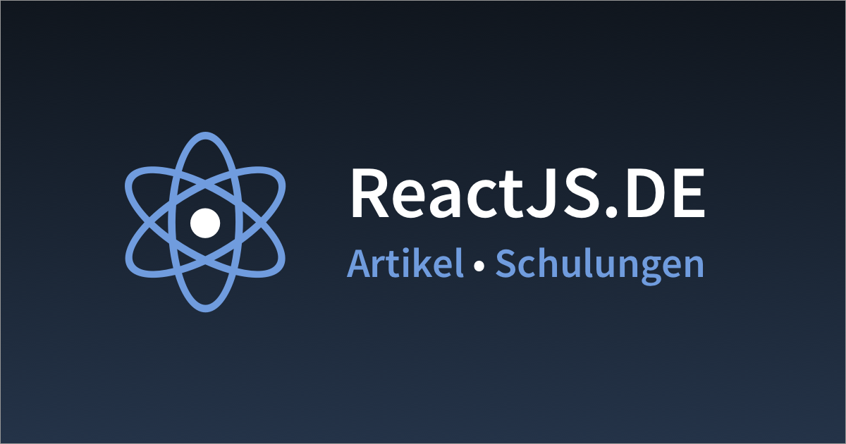 ReactJS.DE → Die deutsche Community zum Thema React